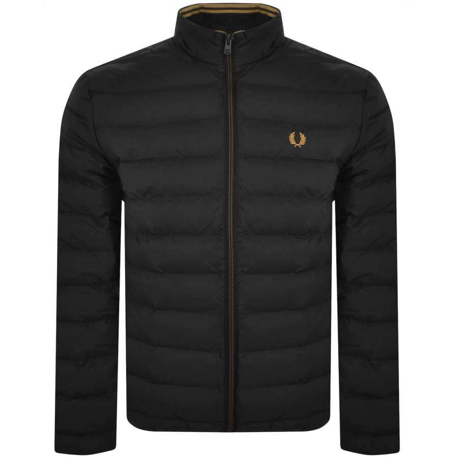 Fred perry insulated jacket black sale